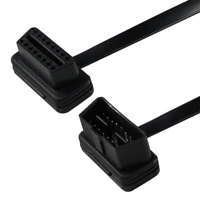 OBD-II 평면 리본 연장 케이블, 차량 진단 스캐너 GPS 추적기