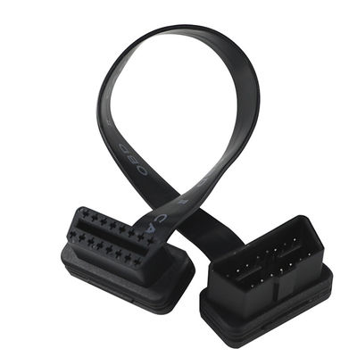 OBD-II 평면 리본 연장 케이블, 차량 진단 스캐너 GPS 추적기