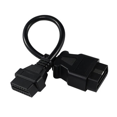 차량 진단 스캐너 GPS 추적기 설치용 16핀 커넥터가 있는 OBD-II 수-암 연장 케이블