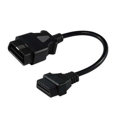 차량 진단 스캐너 GPS 추적기 설치용 16핀 커넥터가 있는 OBD-II 수-암 연장 케이블