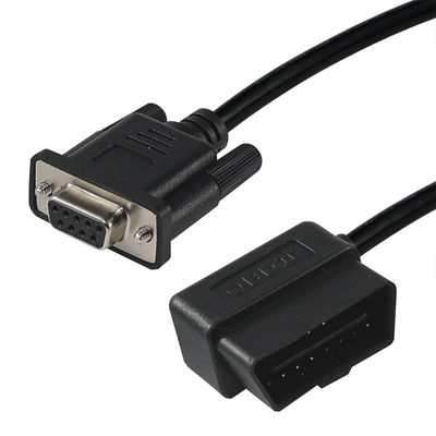 OBD-II에서 DB9 진단 어댑터 케이블, 차량 스캔 도구 인터페이스에 16-핀 남성에서 9-핀 연쇄 연결 장치