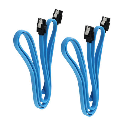 HDD/SSD/ODD 연결용 잠금 래치가 있는 직각/직선 SATA 3.0 데이터 케이블 6Gbps, 3ft/5ft/6ft