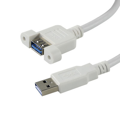 USB 3.0 패널 마운트 확장 케이블 남성에서 여성 3ft 4ft 5ft