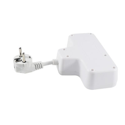 Multifunctional EU Power Socket Extender with 2 USB Ports, 2 AC Outlets and Type-C Charging Port   250V Wall Mount Adapter