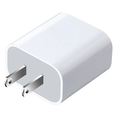 미국 2-핀 30W 듀얼 포트 월 충전기 USB-C & USB-A 출력 빠른 충전 전원 어댑터