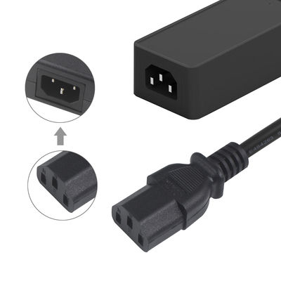 QIUCABLE 모니터 전원 케이블 교체 12ft - PC 컴퓨터 전원 공급 케이블, NEMA 5-15P에서 IEC C13 커넥터 SJT 18AWG (B09N3K9VJT)