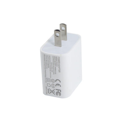 US 2핀 20W 듀얼 포트 USB 벽 충전기 – Type-C & USB-A 고속 충전 전원 어댑터 (휴대폰, 태블릿, 카메라용)