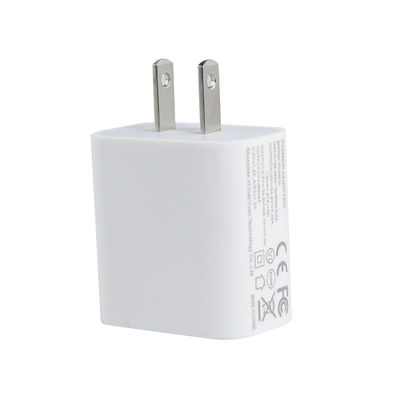 US 2핀 20W 듀얼 포트 USB 벽 충전기 – Type-C & USB-A 고속 충전 전원 어댑터 (휴대폰, 태블릿, 카메라용)