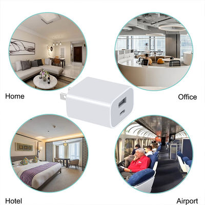 US 2핀 18W 듀얼 USB 벽 충전기 – Type-C & USB-A 스마트폰, 태블릿, 카메라용 고속 충전 전원 어댑터