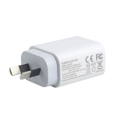 AU 2핀 20W 듀얼 포트 벽 충전기 – USB-C & USB-A 고속 충전 어댑터 (휴대폰, 태블릿, 카메라, 여행용)