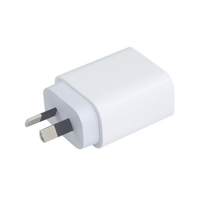 AU 2핀 20W 듀얼 포트 벽 충전기 – USB-C & USB-A 고속 충전 어댑터 (휴대폰, 태블릿, 카메라, 여행용)