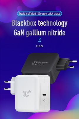EU 2핀 140W USB-C 고출력 벽 충전기 – 노트북, 태블릿, Steam Deck, MacBook, 여행용 Type-C 고속 충전 어댑터