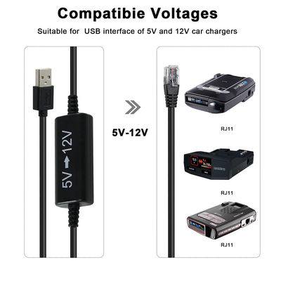 IP 카메라용 USB-RJ45 5V-12V 전원 인젝터 케이블