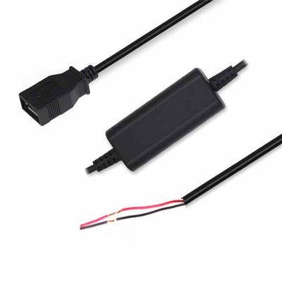 USB 여성 또는 마이크로 USB (오른 각) 알리거터 클립 / 틴드 와이어 / 터미널 스텝 업 케이블 5V에서 9V / 12V 전원 부스터 DIY