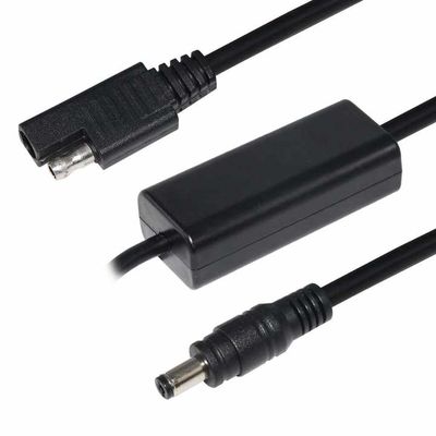 SAE to DC 5.5x2.1mm 스텝업 전원 케이블 - 태양광 패널, 배터리 팩, LED, 라우터 사용을 위한 5V to 12V 컨버터 어댑터