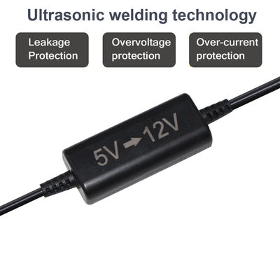 SAE to DC 5.5x2.1mm 스텝업 전원 케이블 - 태양광 패널, 배터리 팩, LED, 라우터 사용을 위한 5V to 12V 컨버터 어댑터
