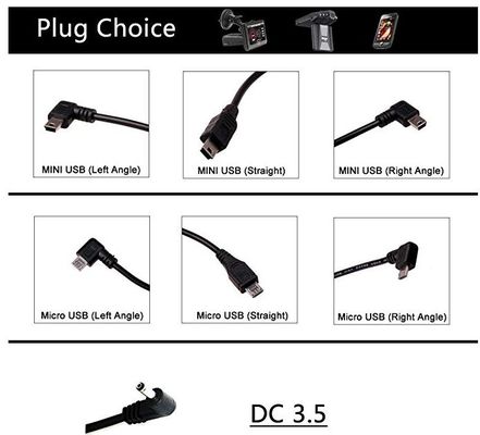 마이크로 USB 스텝다운 케이블 5V to 3.3V/3.7V 인라인 퓨즈 포함
