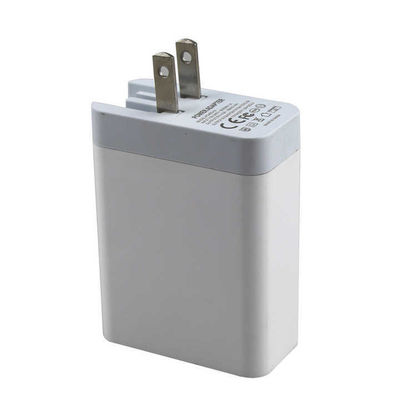 US 플러그 2포트 벽 충전기 – USB-C 및 USB-A 출력을 갖춘 45W 고속 충전 어댑터 (휴대폰, 태블릿, 노트북, 가정 및 여행용)