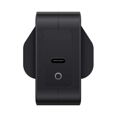 US 플러그 100W USB-C 벽 충전기 – 노트북, 태블릿, 휴대폰, Type-C 기기용 2핀 고출력 어댑터 (100–240V 입력)