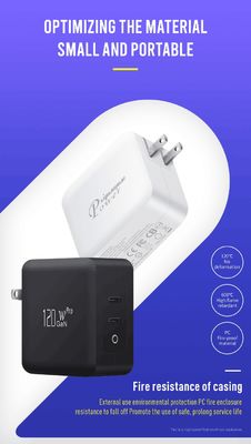 싱글 USB-C 포트가 있는 US 2핀 벽 충전기, 140W 고속 출력, 노트북/모바일용 고속 충전 어댑터