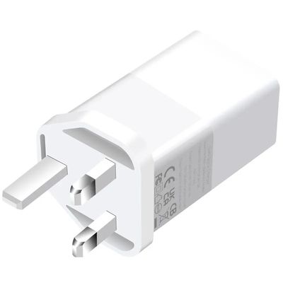 USB-C 및 USB-A 포트가 있는 영국 2핀 벽 충전기, 노트북/휴대폰/태블릿용 65W 듀얼 포트 고속 전원 어댑터