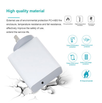 AU 2-핀 USB-C 벽 충전기, 노트북, 태블릿, 휴대 전화용 60W 고속 출력 전원 어댑터