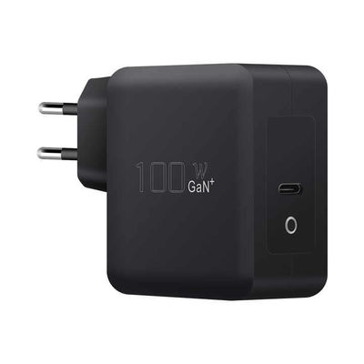 EU 2-핀 USB-C 벽 충전기, 노트북, 태블릿 및 모바일 장치용 100W 고속 C 타입 전원 어댑터