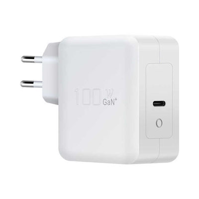 EU 2-핀 USB-C 벽 충전기, 노트북, 태블릿 및 모바일 장치용 100W 고속 C 타입 전원 어댑터