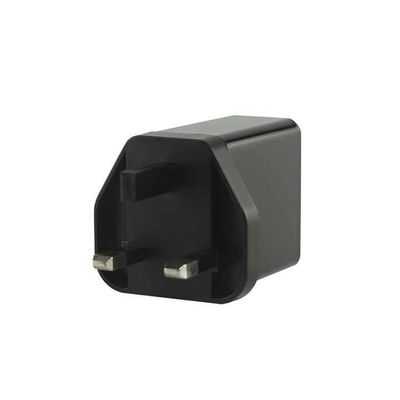 EU 2핀 USB-C 및 USB-A 벽 충전기, 45W 듀얼 포트 전원 어댑터 (노트북, 태블릿, 스마트폰용)