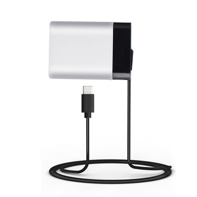 고정 케이블이 있는 60W USB-C 전원 어댑터, 노트북, 태블릿, 스마트폰용 고속 C형 벽 충전기