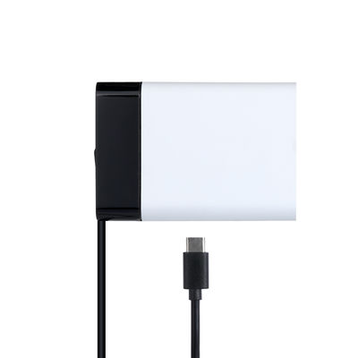 고정 케이블이 있는 60W USB-C 전원 어댑터, 노트북, 태블릿, 스마트폰용 고속 C형 벽 충전기