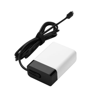 고정 케이블이 있는 60W USB-C 전원 어댑터, 노트북, 태블릿, 스마트폰용 고속 C형 벽 충전기