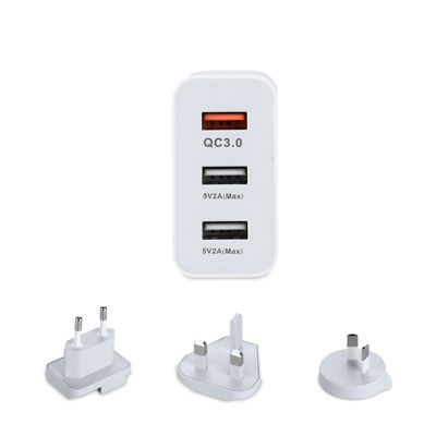 교환 가능한 플러그, 60W USB-A 및 USB-C 전원 어댑터와 함께 멀티 포트 USB 벽 충전기 가정, 사무실 및 여행