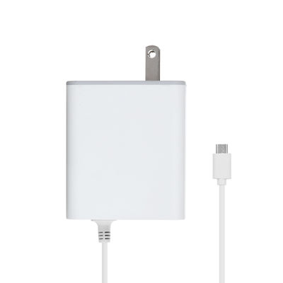 고정 케이블과 함께 60W USB-C US 벽 충전기, 스마트 폰, 태블릿, 노트북용 고속 C 타입 전원 어댑터
