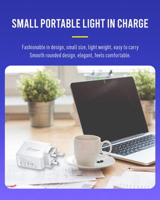 영국 2핀 USB-C 충전기 듀얼 포트, 노트북, 태블릿, 스마트 폰용 100W 고속 C형 전원 어댑터