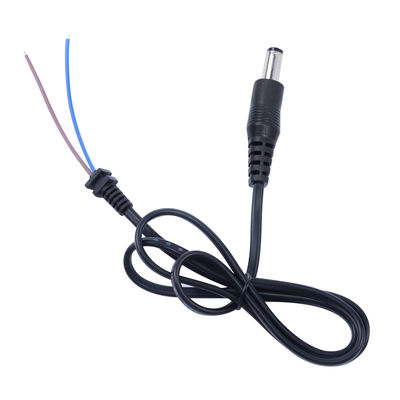 DC 남성 플러그에 틴 와이어 피그테일 케이블 5.5x2.1mm 12V 전원 공급