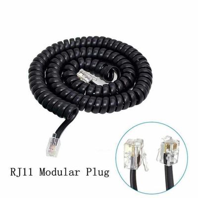 고정 전화 데스크 전화 및 사무실 PBX 시스템에 대한 RJ9/RJ10에서 RJ9 확장 케이블