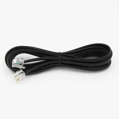 RJ11 전화 연장 케이블 - 고정 전화, 팩스, DSL 모덤, 월 잭, 가정 또는 사무실 사용용 2P4C/4P4C 케이블