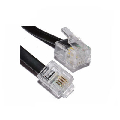 RJ11 전화 연장 케이블 - 고정 전화, 팩스, DSL 모덤, 월 잭, 가정 또는 사무실 사용용 2P4C/4P4C 케이블