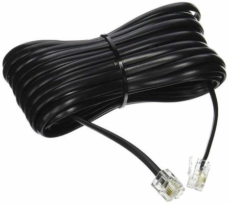 RJ11 전화 연장 케이블 - 고정 전화, 팩스, DSL 모덤, 월 잭, 가정 또는 사무실 사용용 2P4C/4P4C 케이블