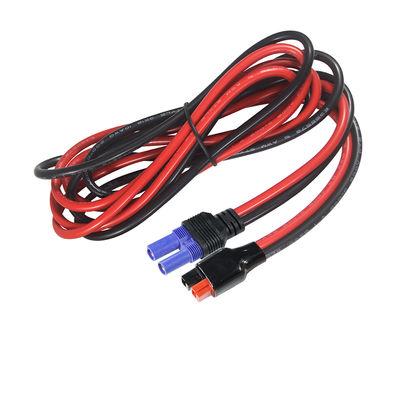 태양광 시스템용 EC5에서 2핀 직사각형 DC 연결 케이블 12AWG