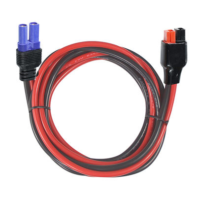 태양광 시스템용 EC5에서 2핀 직사각형 DC 연결 케이블 12AWG