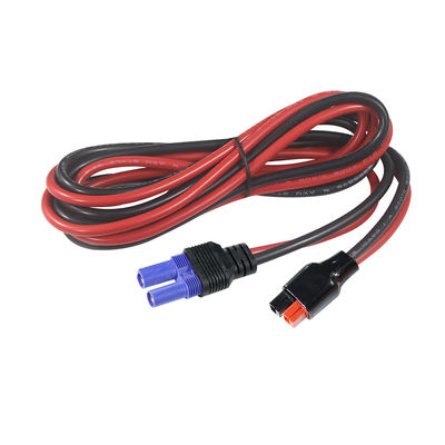태양광 시스템용 EC5에서 2핀 직사각형 DC 연결 케이블 12AWG