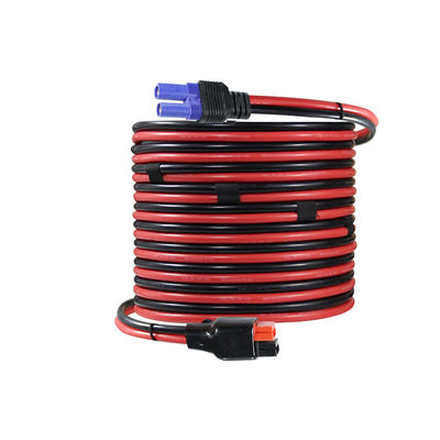 태양광 시스템용 EC5에서 2핀 직사각형 DC 연결 케이블 12AWG