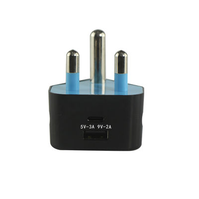 SA 플러그 USB 충전기 (USB-C 및 USB-A 포트 포함) 5V 3.4A