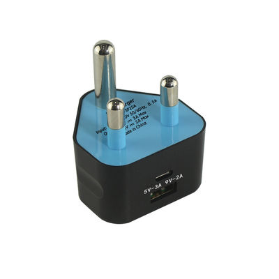 SA 플러그 USB 충전기 (USB-C 및 USB-A 포트 포함) 5V 3.4A
