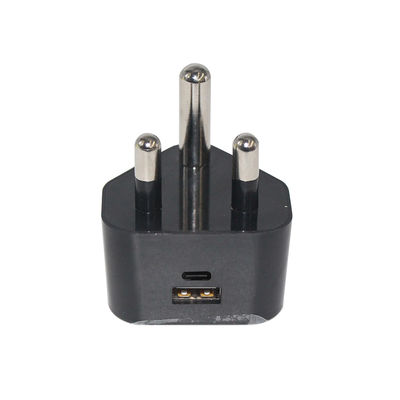 SA 플러그 USB 충전기 (USB-C 및 USB-A 포트 포함) 5V 3.4A