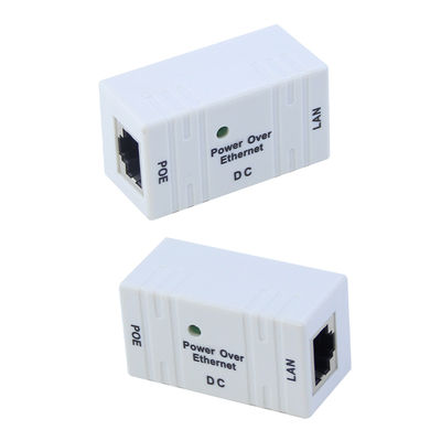 POE 인젝터 1xLAN 포트 10/100/1000mbps Power Over Ethernet 12V 1A