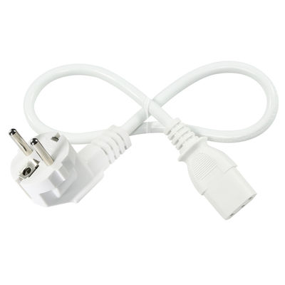 EU Schuko 플러그 IEC C13 전원 케이블 250V 10A 검은색