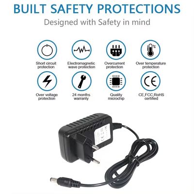 5V 2A EU 전원 어댑터, 2.1mm DC 플러그 포함